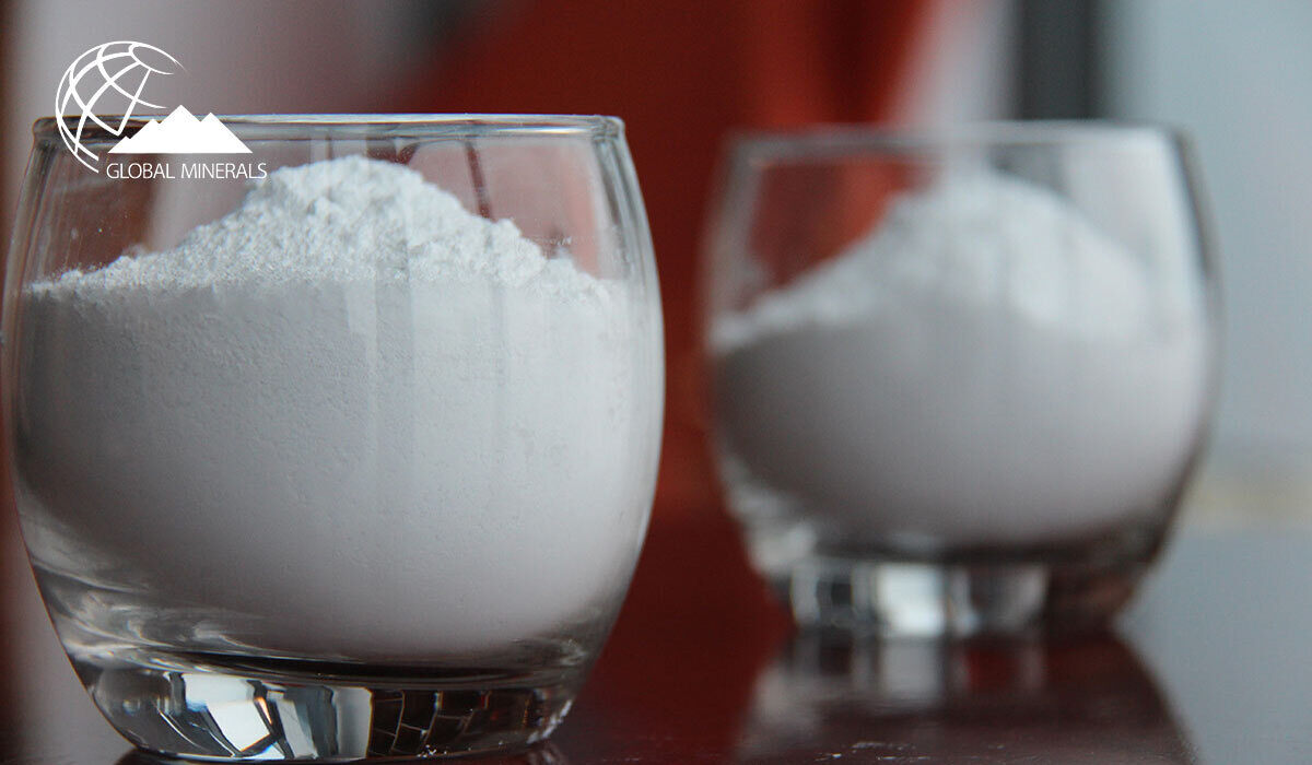 How is CaCO3 powder produced?