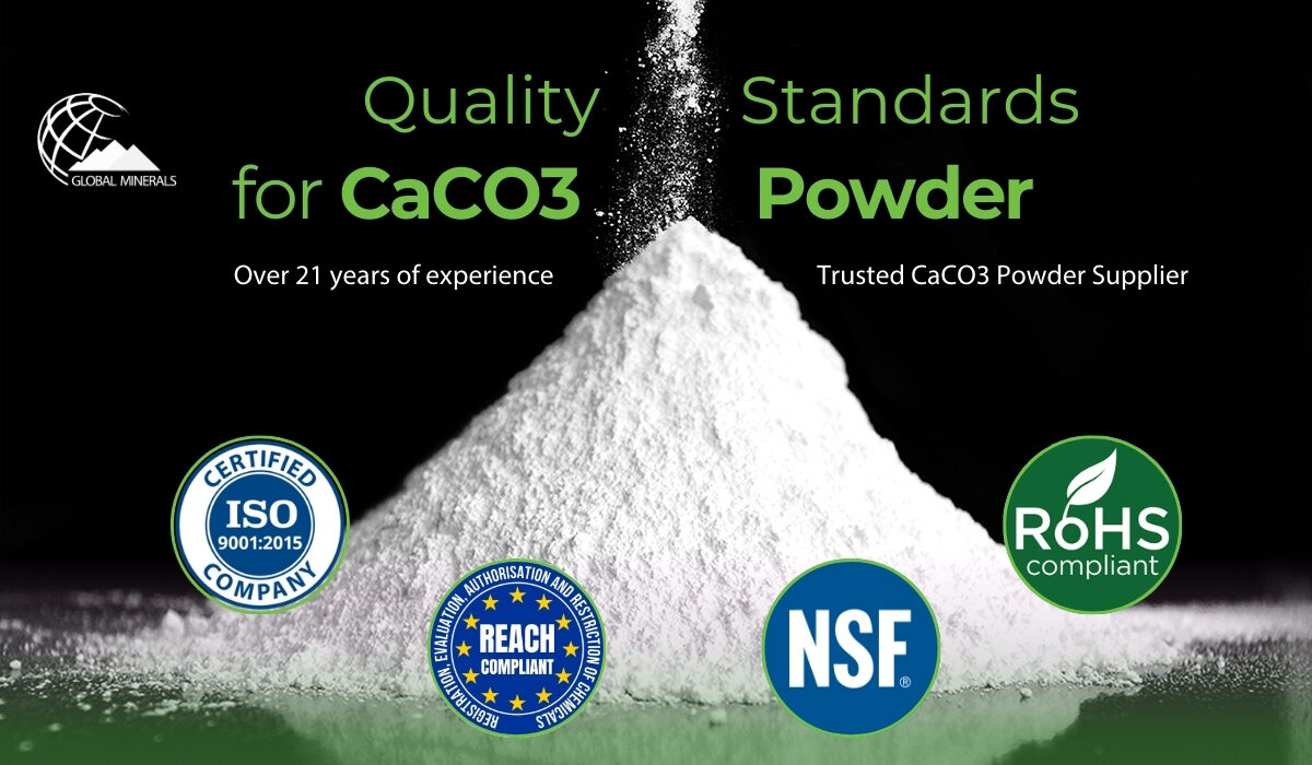 Quality Standards for CaCO3 Powder: ISO, ROHS, REACH, NSF – Building Trust Through Quality