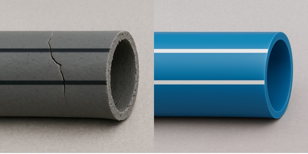 The 0∘C impact test - CaCO3 Powder for PVC Pipe Impact Strength Prove